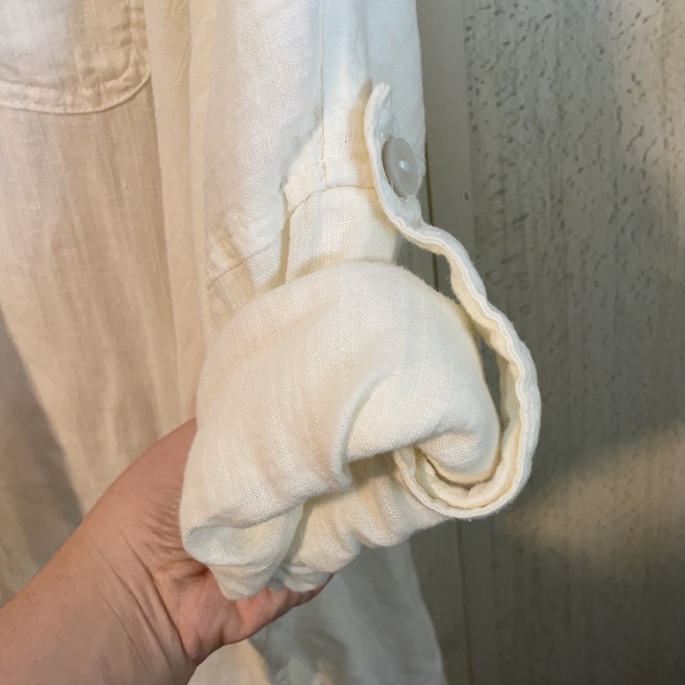 Oversized white Button Down - Picture 5 of 5